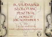 IX. Vajdasági Szólótánc Fesztivál - versenykiírás