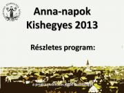 Anna-napok, Kishegyes, 2013